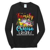 Family Cruise 2025 Family Vacation Matching 2025 Tall Long Sleeve T-Shirt