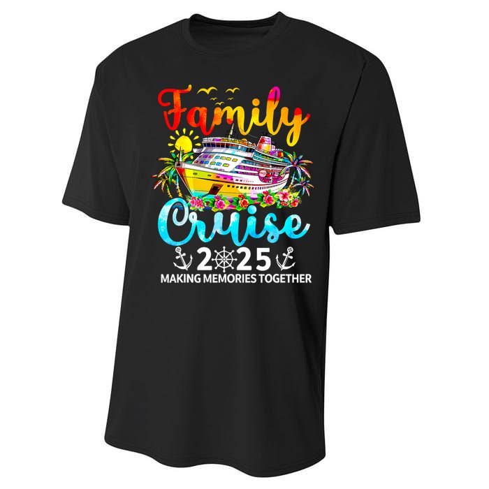 Family Cruise 2025 Family Vacation Matching 2025 Performance Sprint T-Shirt