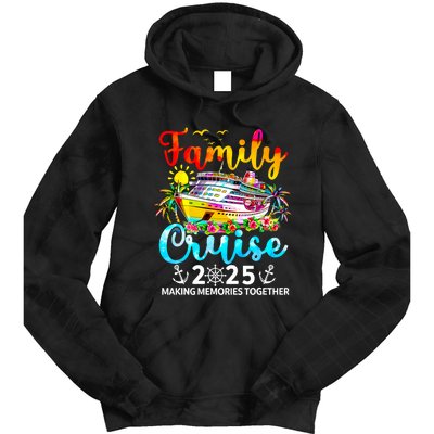 Family Cruise 2025 Family Vacation Matching 2025 Tie Dye Hoodie