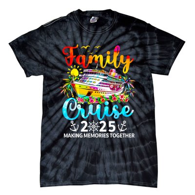 Family Cruise 2025 Family Vacation Matching 2025 Tie-Dye T-Shirt