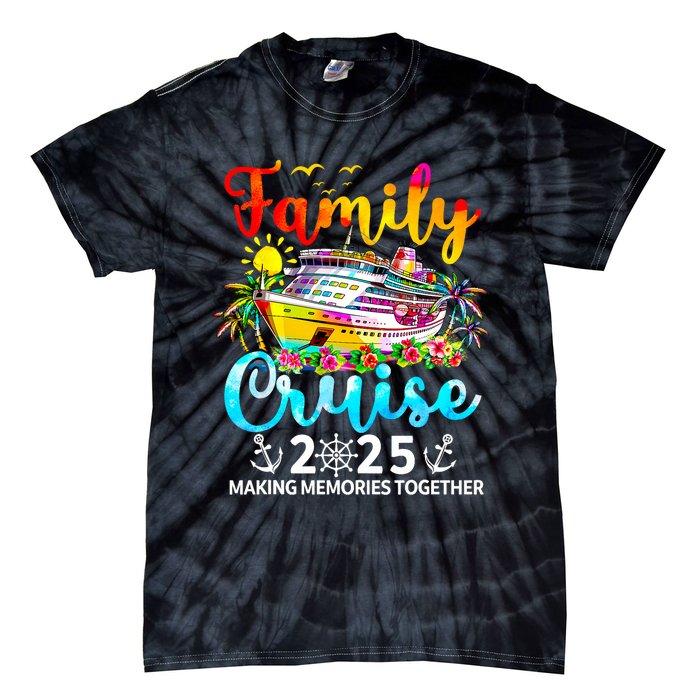 Family Cruise 2025 Family Vacation Matching 2025 Tie-Dye T-Shirt