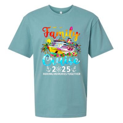 Family Cruise 2025 Family Vacation Matching 2025 Sueded Cloud Jersey T-Shirt