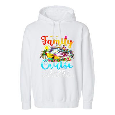 Family Cruise 2025 Family Vacation Matching 2025 Garment-Dyed Fleece Hoodie