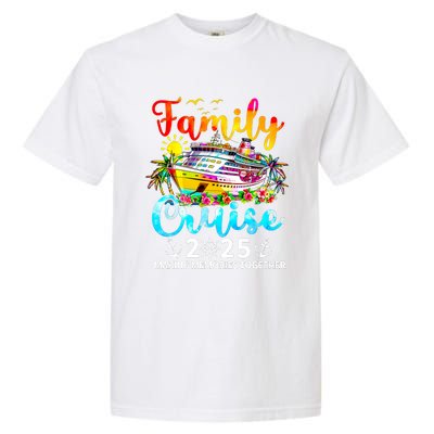 Family Cruise 2025 Family Vacation Matching 2025 Garment-Dyed Heavyweight T-Shirt