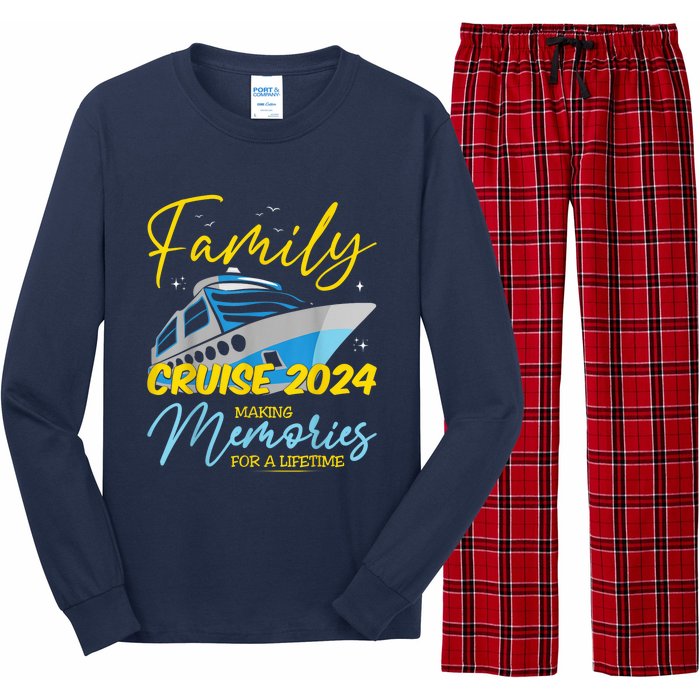 Family Cruise 2024 Sailing Cruising Vacation 2024 Long Sleeve Pajama Set