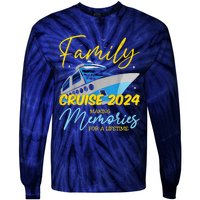 Family Cruise 2024 Sailing Cruising Vacation 2024 Tie-Dye Long Sleeve Shirt