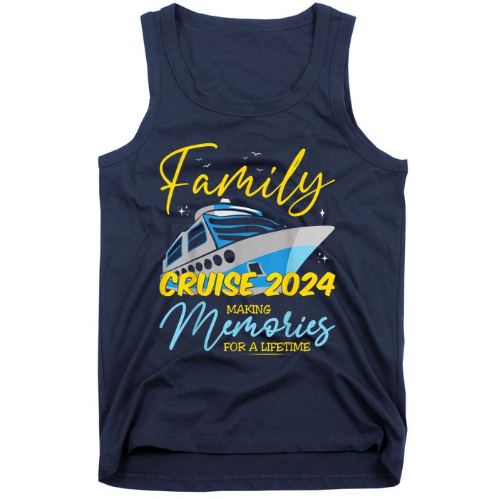 Family Cruise 2024 Sailing Cruising Vacation 2024 Tank Top