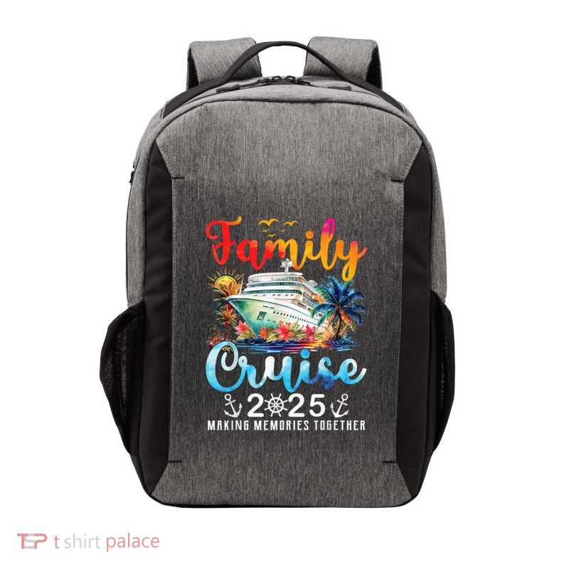 Family Cruise 2025 Vacation Trip Family Matching Cruise Ship Vector Backpack