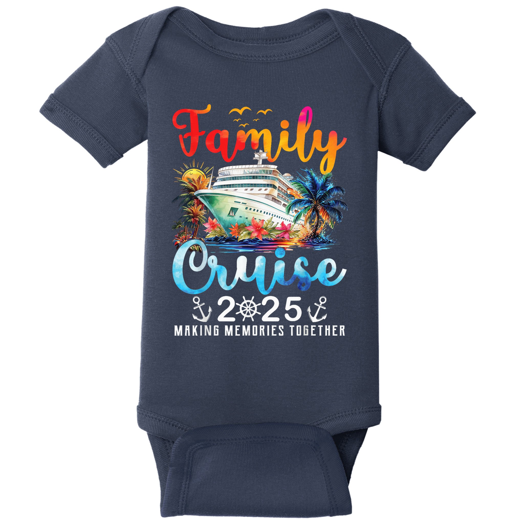 Family Cruise 2025 Vacation Trip Family Matching Cruise Ship Baby Bodysuit