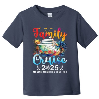Family Cruise 2025 Vacation Trip Family Matching Cruise Ship Toddler T-Shirt