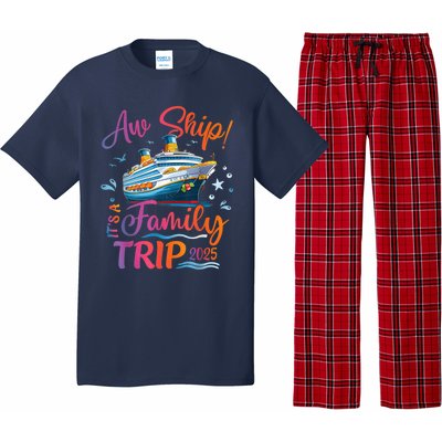 Family Cruise 2025 Aw Ship ItS Family Trip 2025 Pajama Set