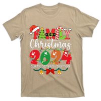 Family Christmas 2024 Matching Outfit Xmas Santa Hat Pajamas T-Shirt