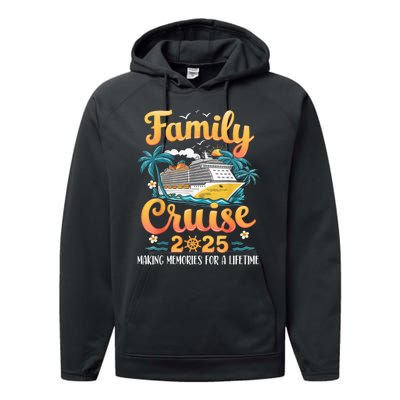 Family Cruise 2025 Cruise Squad Party Family Group Matching Performance Fleece Hoodie