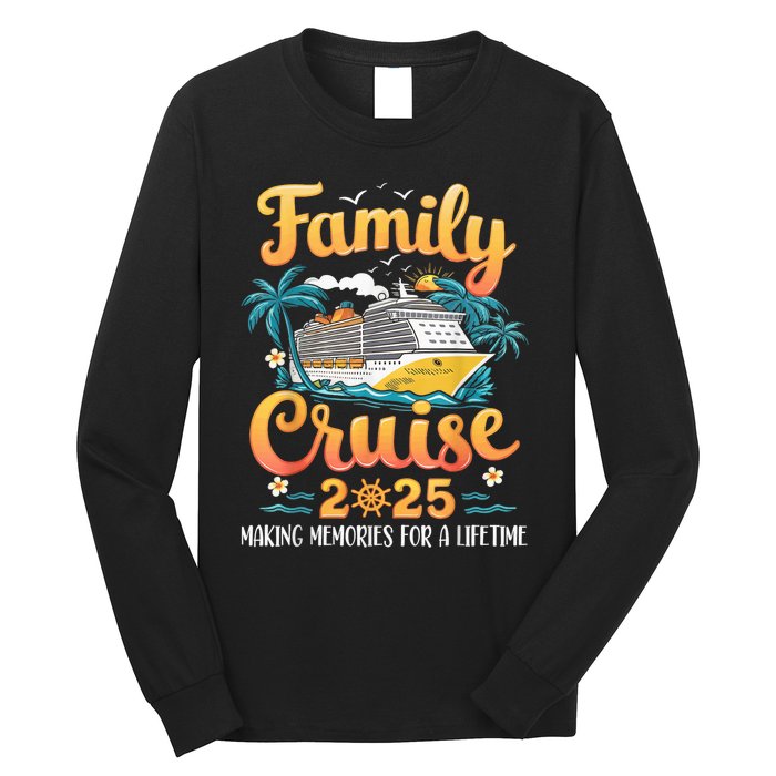 Family Cruise 2025 Cruise Squad Party Family Group Matching Long Sleeve Shirt