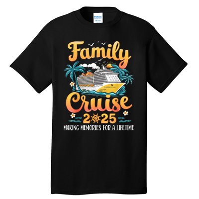 Family Cruise 2025 Cruise Squad Party Family Group Matching Tall T-Shirt