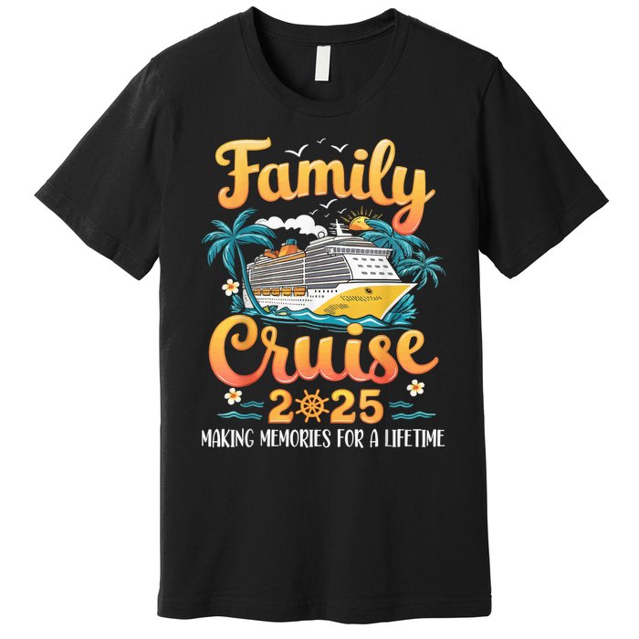 Family Cruise 2025 Cruise Squad Party Family Group Matching Premium T-Shirt