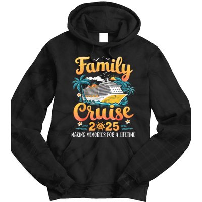 Family Cruise 2025 Cruise Squad Party Family Group Matching Tie Dye Hoodie