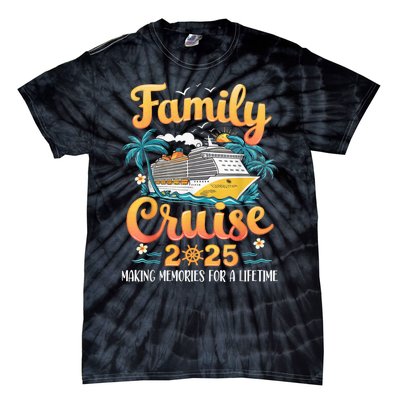 Family Cruise 2025 Cruise Squad Party Family Group Matching Tie-Dye T-Shirt