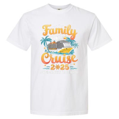 Family Cruise 2025 Cruise Squad Party Family Group Matching Garment-Dyed Heavyweight T-Shirt