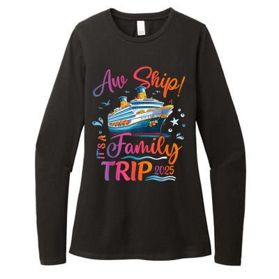 Family Cruise 2025 Aw Ship ItS Family Trip 2025 Womens CVC Long Sleeve Shirt