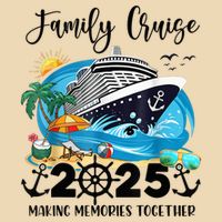 Family Cruise 2025 Family Matching Cruise Ship Vacation Trip Zip Tote Bag