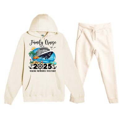 Family Cruise 2025 Family Matching Cruise Ship Vacation Trip Premium Hooded Sweatsuit Set