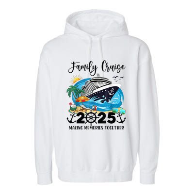 Family Cruise 2025 Family Matching Cruise Ship Vacation Trip Garment-Dyed Fleece Hoodie