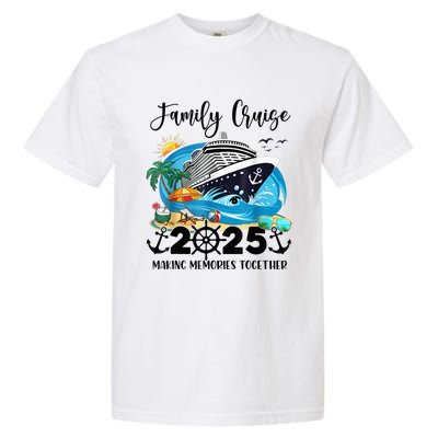 Family Cruise 2025 Family Matching Cruise Ship Vacation Trip Garment-Dyed Heavyweight T-Shirt