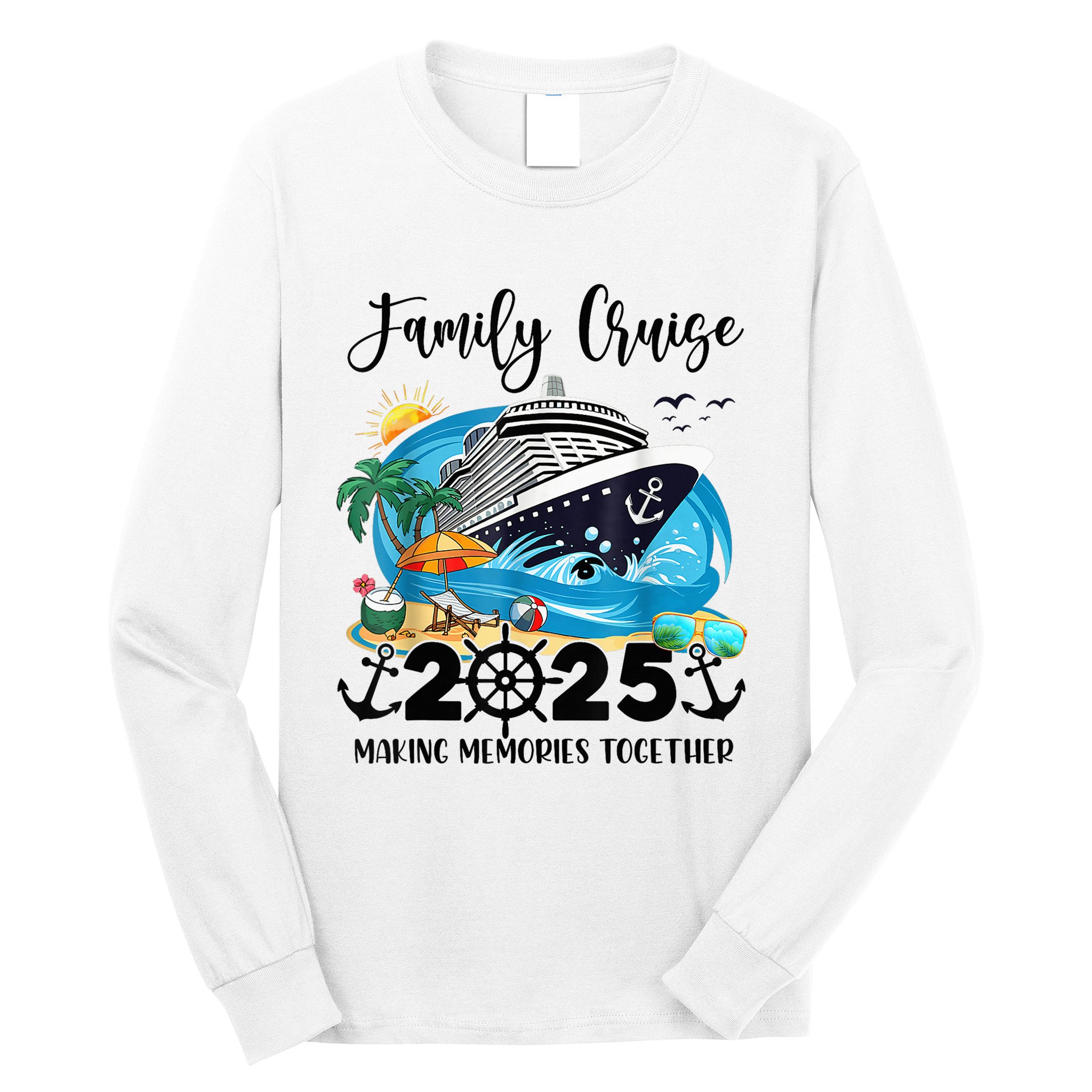 Family Cruise 2025 Family Matching Cruise Ship Vacation Trip Long Sleeve Shirt