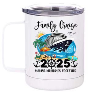 Family Cruise 2025 Family Matching Cruise Ship Vacation Trip 12 oz Stainless Steel Tumbler Cup