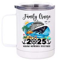 Family Cruise 2025 Family Matching Cruise Ship Vacation Trip 12 oz Stainless Steel Tumbler Cup