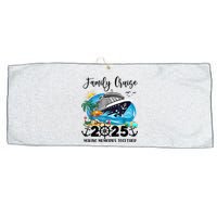 Family Cruise 2025 Family Matching Cruise Ship Vacation Trip Large Microfiber Waffle Golf Towel