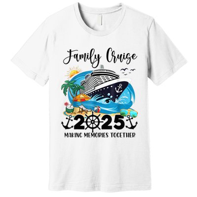 Family Cruise 2025 Family Matching Cruise Ship Vacation Trip Premium T-Shirt