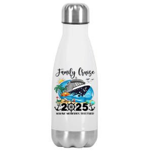 Family Cruise 2025 Family Matching Cruise Ship Vacation Trip Stainless Steel Insulated Water Bottle