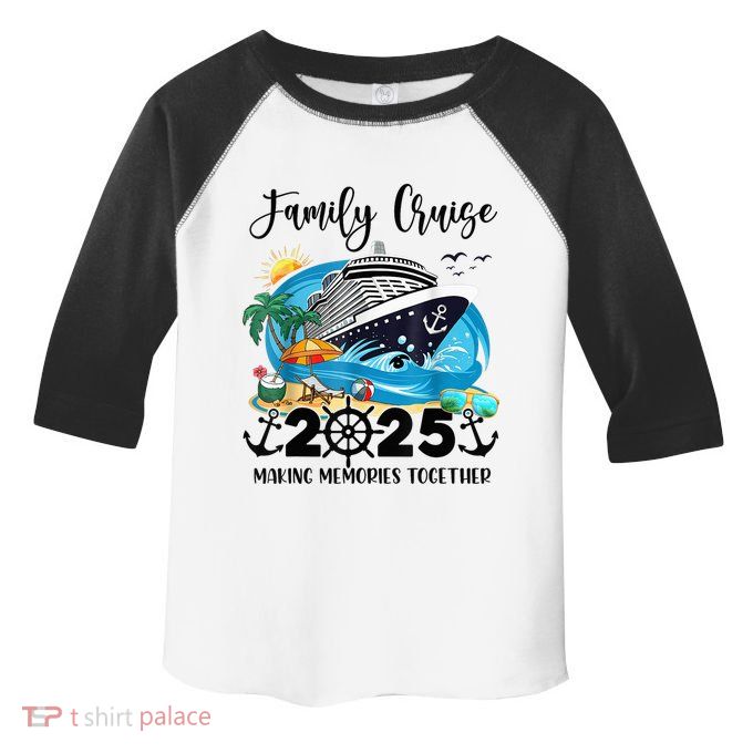 Family Cruise 2025 Family Matching Cruise Ship Vacation Trip Toddler Fine Jersey T-Shirt