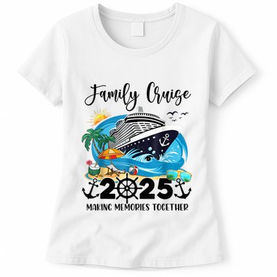 Family Cruise 2025 Family Matching Cruise Ship Vacation Trip Womens T-Shirt
