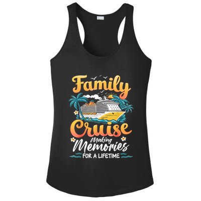 Family Cruise 2025 Family Matching Cruise Ship Vacation Trip Ladies PosiCharge Competitor Racerback Tank