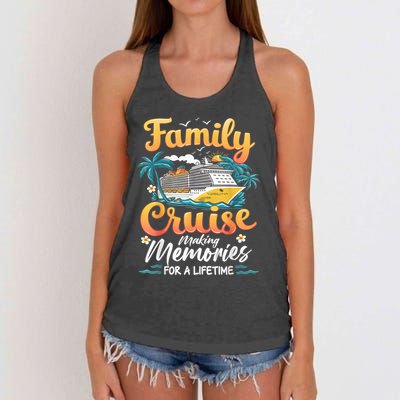 Family Cruise 2025 Family Matching Cruise Ship Vacation Trip Women's Knotted Racerback Tank