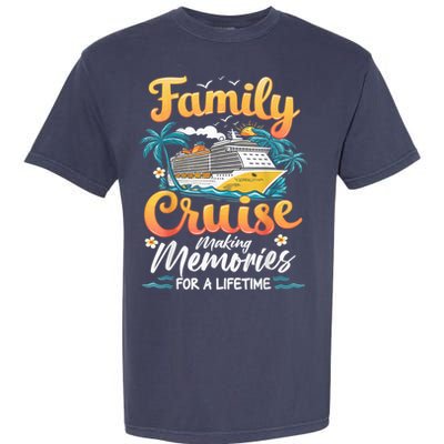 Family Cruise 2025 Family Matching Cruise Ship Vacation Trip Garment-Dyed Heavyweight T-Shirt