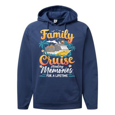 Family Cruise 2025 Family Matching Cruise Ship Vacation Trip Performance Fleece Hoodie