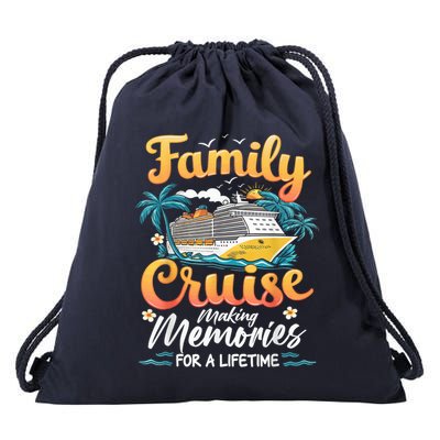 Family Cruise 2025 Family Matching Cruise Ship Vacation Trip Drawstring Bag