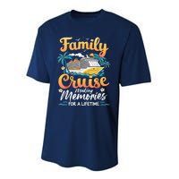 Family Cruise 2025 Family Matching Cruise Ship Vacation Trip Performance Sprint T-Shirt