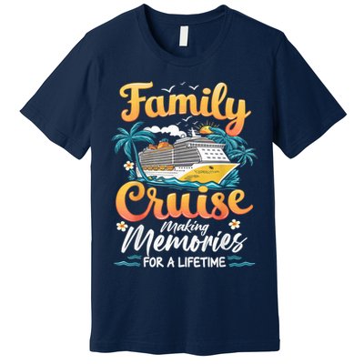 Family Cruise 2025 Family Matching Cruise Ship Vacation Trip Premium T-Shirt