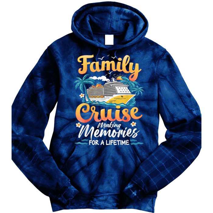 Family Cruise 2025 Family Matching Cruise Ship Vacation Trip Tie Dye Hoodie