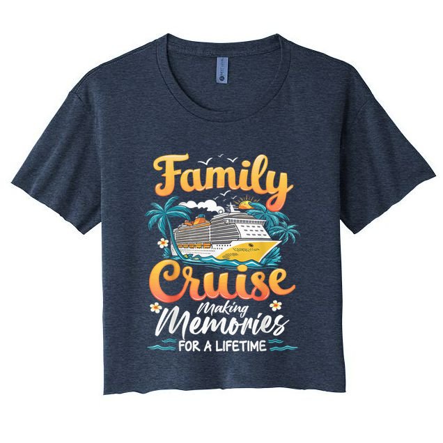 Family Cruise 2025 Family Matching Cruise Ship Vacation Trip Crop Top