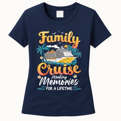 Family Cruise 2025 Family Matching Cruise Ship Vacation Trip Womens T-Shirt