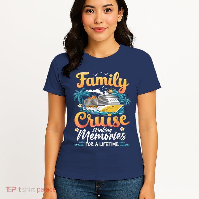 Family Cruise 2025 Family Matching Cruise Ship Vacation Trip Womens T-Shirt