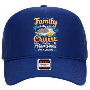 Family Cruise 2025 Family Matching Cruise Ship Vacation Trip High Crown Mesh Back Trucker Hat