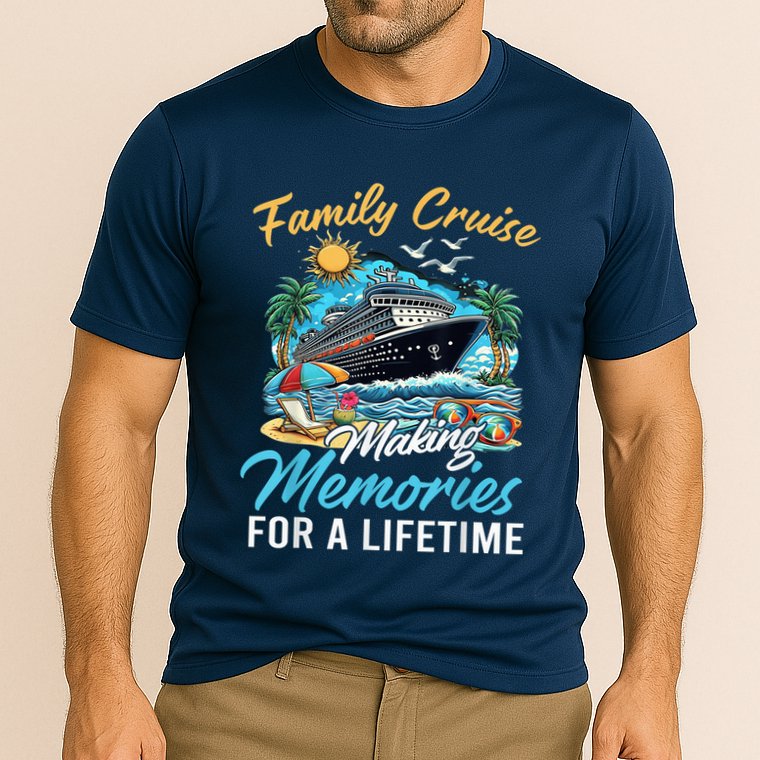 Family Cruise 2025 Family Matching Cruise Ship Vacation Trip Cooling Performance Crew T-Shirt