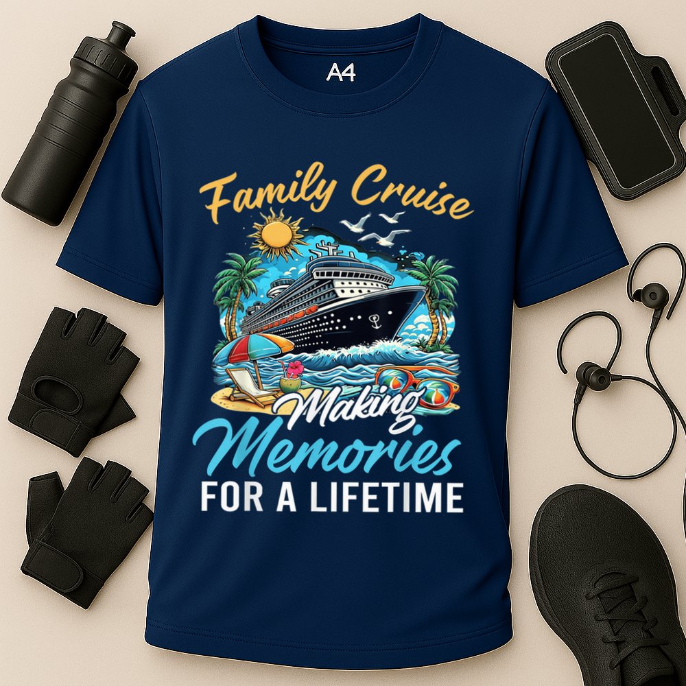Family Cruise 2025 Family Matching Cruise Ship Vacation Trip Cooling Performance Crew T-Shirt